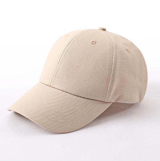 Plain Cotton Baseball Cap