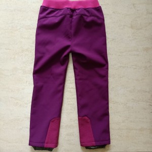 Kids autumn softshell trousers outdoor hiking camping climbing children softshell waterproof pants