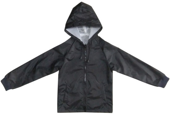 PU Raincoat for Children with Waterproof Jacket