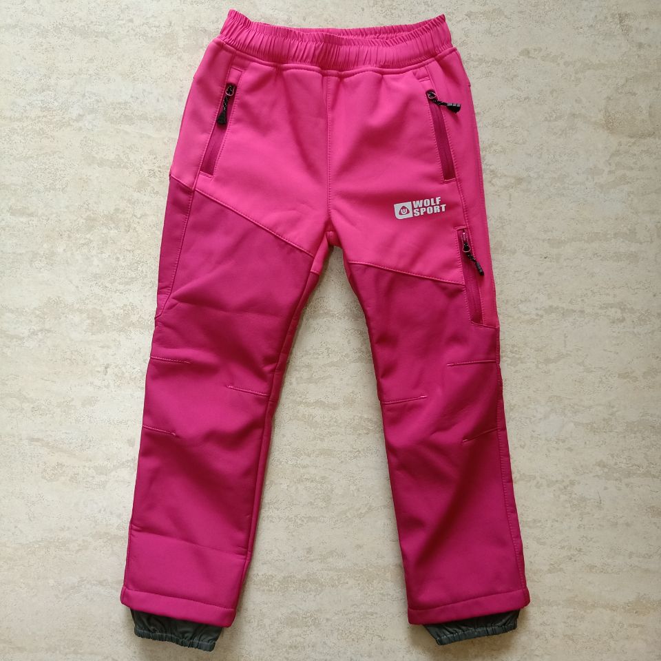 Child Outdoor Waterproof Kids Trousers Boy Girl Fleece lined Pants softshell Sport Pants Ski Pants For Children Featured Image