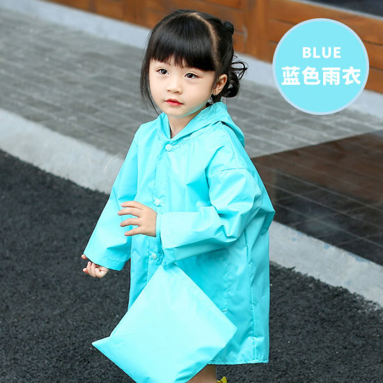 Breathable Impermeable Ecofriendly Raincoat for Kids