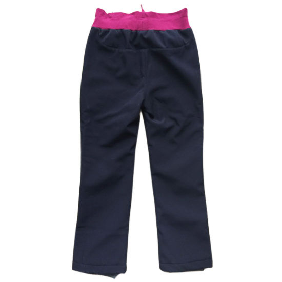 Girl Dress Outdoor Trousers Sports Wear with Waterproof and Windproof