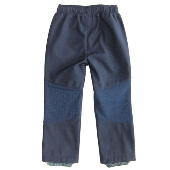 Kids Outdoor Waterproof Trousers Fleece Lining Clothing Softshell Sport Pants