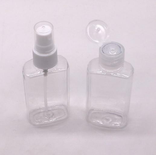 60ml 100ml 120ml Plastic Empty Spray Bottle for Alcohol Hand Sanitizer Featured Image