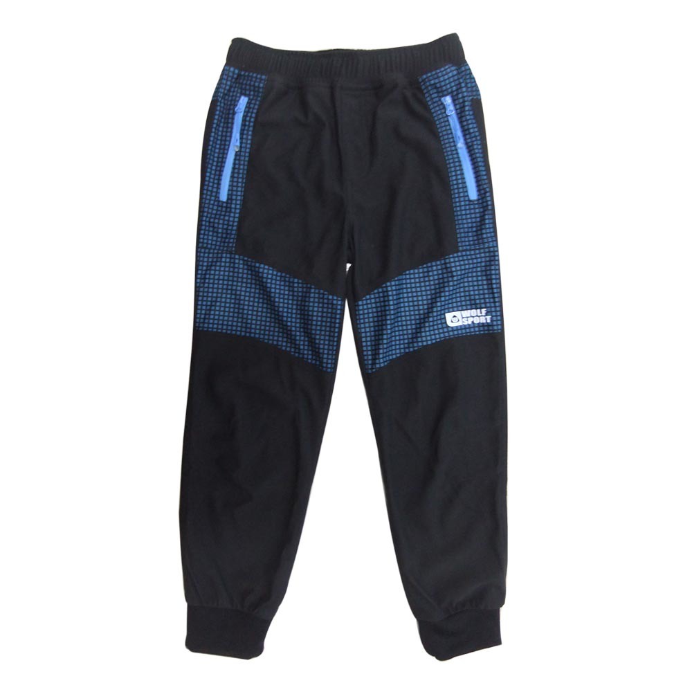 Kids Corduroy Pants with Reflective Printing Sport Wear Outer Clothing
