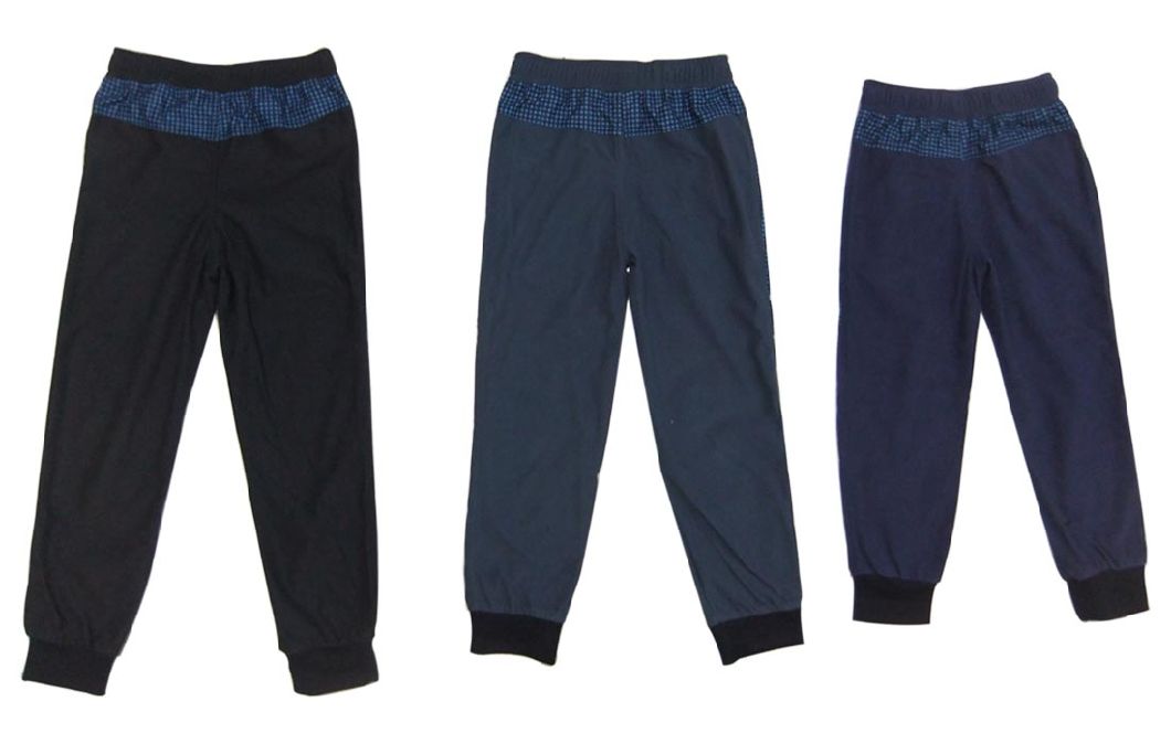 Kids Corduroy Pants with Reflective Printing Sport Wear Outer Clothing
