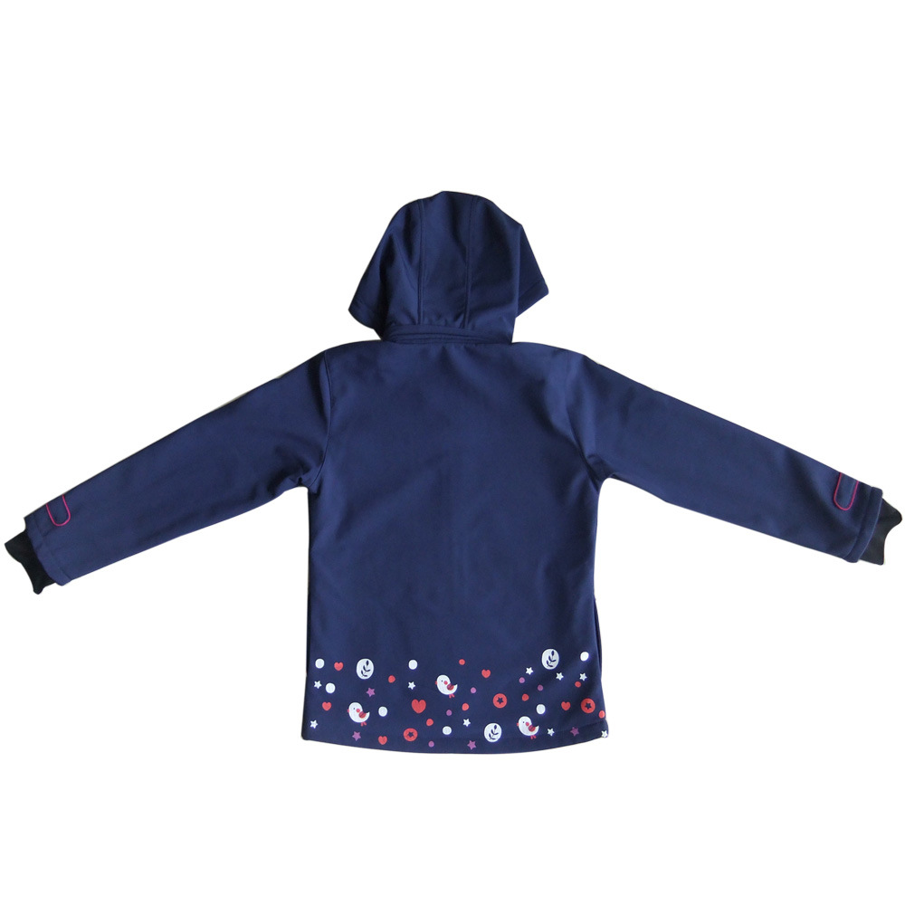 Softshell Children Jacket with Breathable and Waterproof
