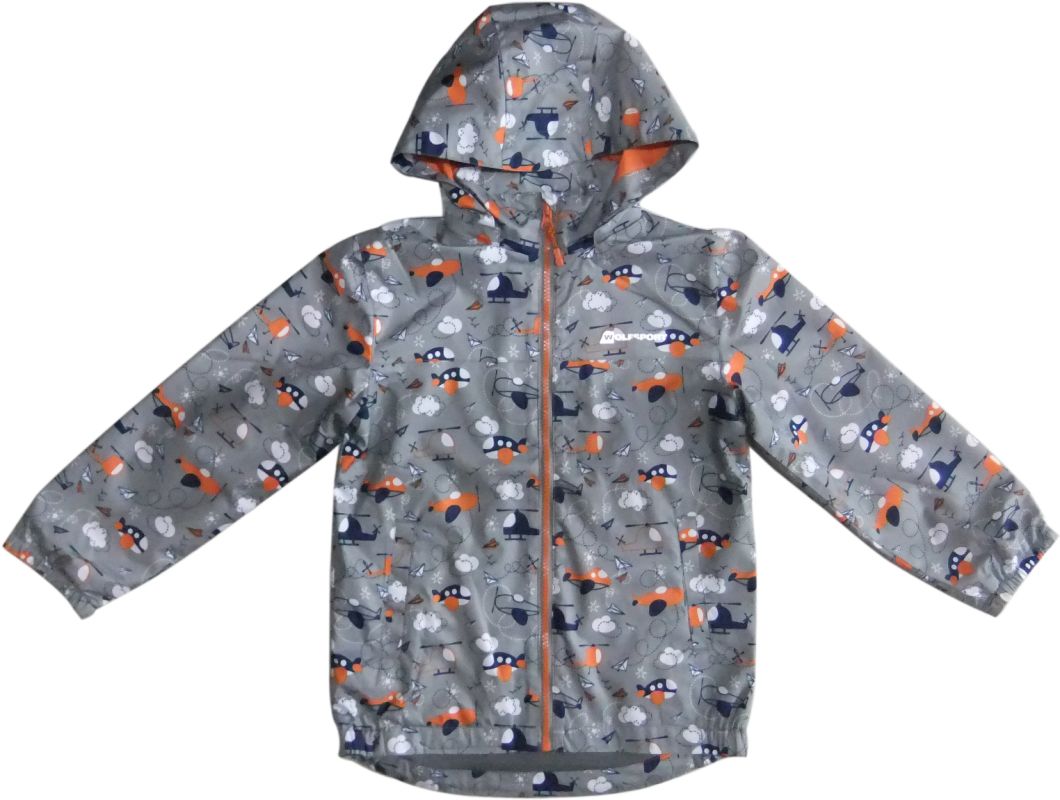 Hooded Fleece Lined Windproof Sweater Windbreaker Softshell Jacket for Kids