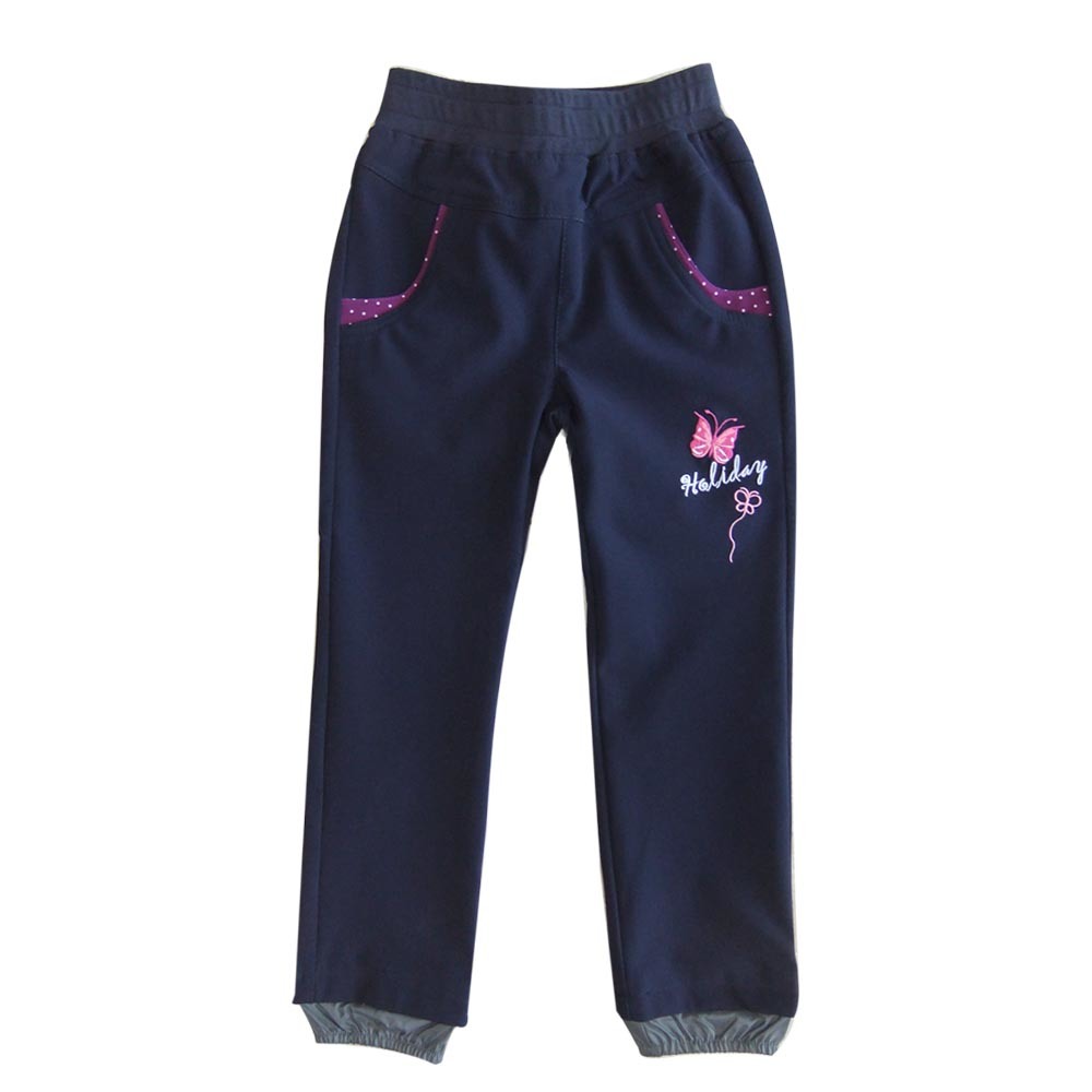 Kids Waterproof Pants with Embroidery Sport Clothes Casual Clothing