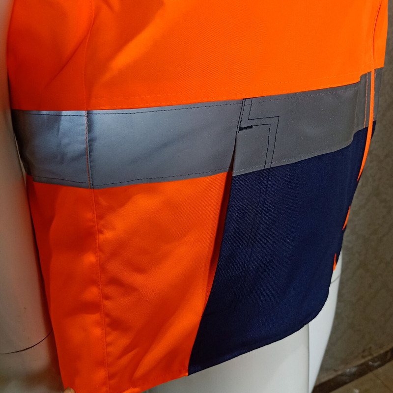 Traffic Winter Safetywear Hi Vis Clothing Workwear Reflective Bomber Vest