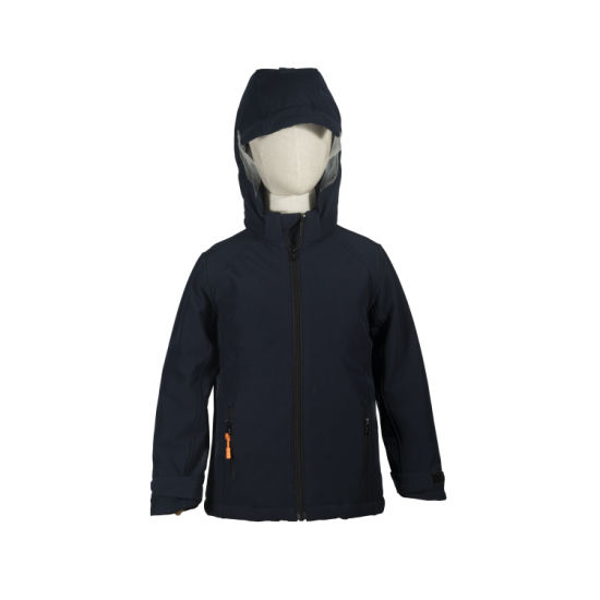 Hooded Long Sleeve Coat Zip up Outerwear Kids Polar Fleece Jacket Featured Image
