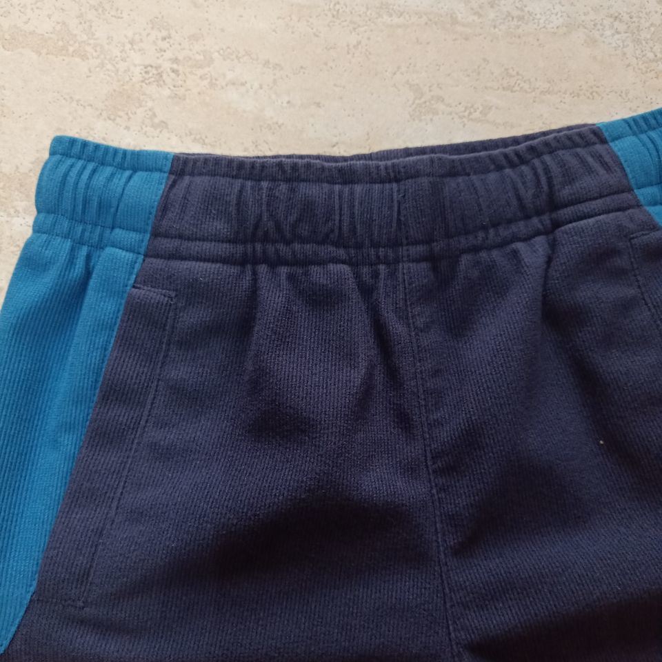 Wholesale High Quality Gray Dark Blue Kids Corduroy Fabric Thick Pants