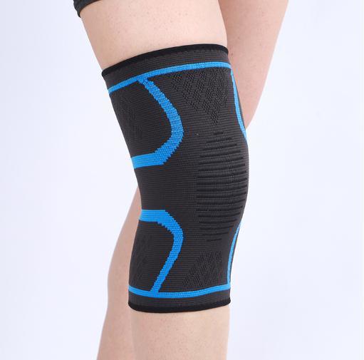 High Elastic Fitness Knee Brace Customized Logo Print Sport Protection Knee Pad