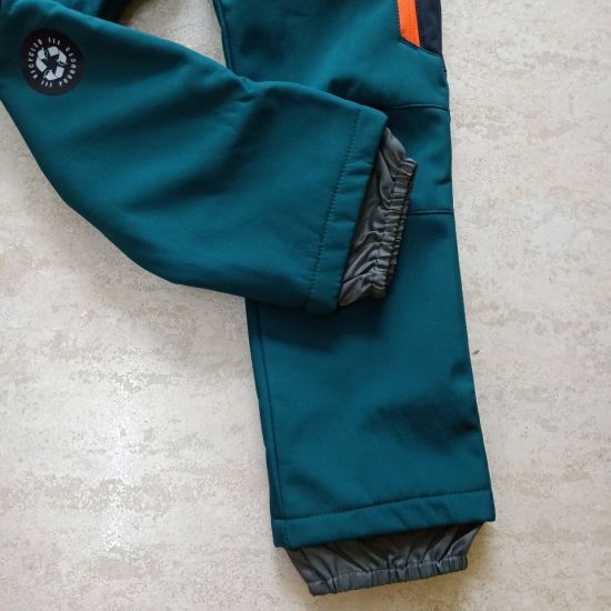 Kids Autumn Softshell Trousers Outdoor Hiking Camping Climbing Children Softshell Waterproof Pants