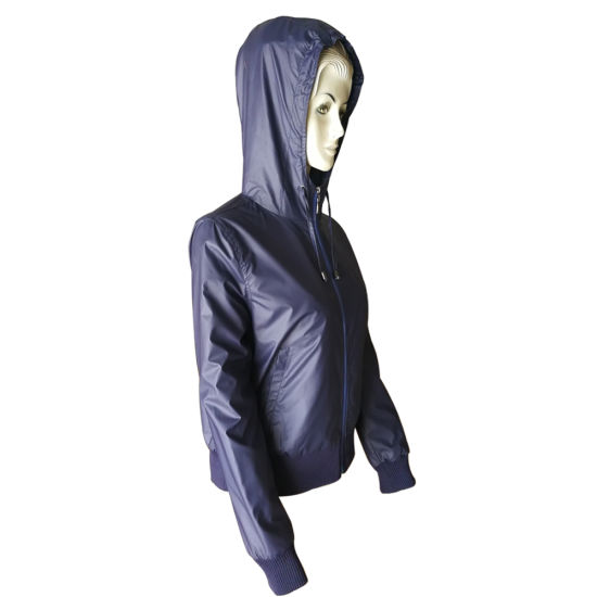Wind Coat PU Rain Jacket for Women