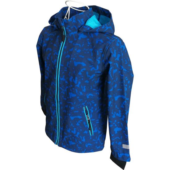 Boy′s Softshell Jacket with Windproof, Waterproof and Breathable