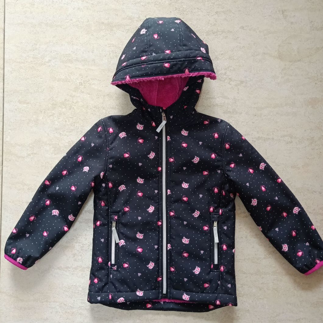OEM Factory High Quality Children Camouflage Military Camping Softshell Winter Jackets for Kids