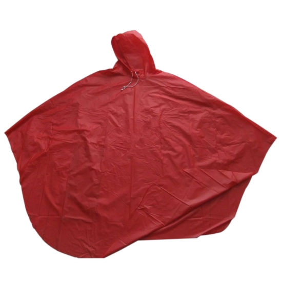 Ridding Rain Poncho—100% Waterproof with Hf Thermo Compression Bonding
